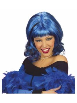 Peruca azul Sharona