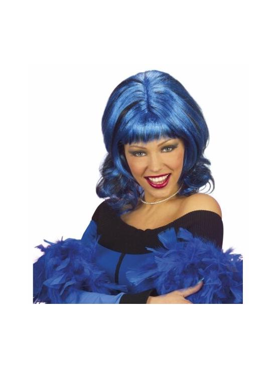 Peruca azul Sharona