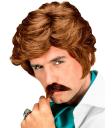 Perucas Casanova Marrom com Bigode.