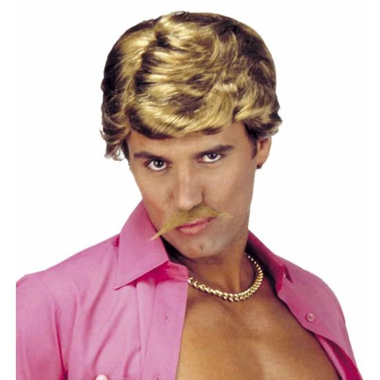 Perucas Casanova Marrom com Bigode. Perucas Casanova Marrom com Bigode.