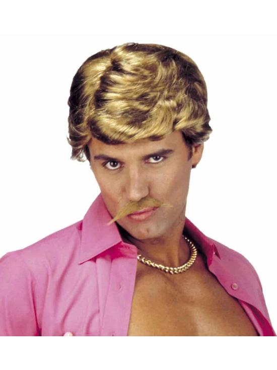 Perucas Casanova Marrom com Bigode.