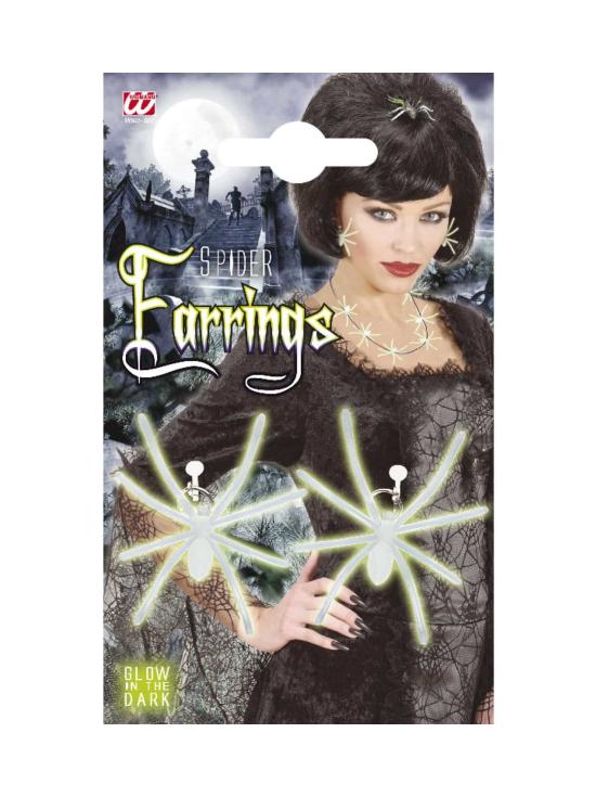 Brincos Aranha Fosforescentes
