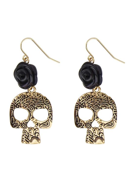 Brincos Caveira Catrina