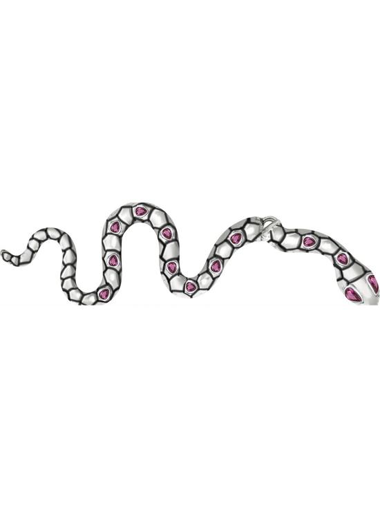 Brincos de Cobra de Prata 6 cm