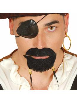 Mares piratas de cavanhaque e bigode