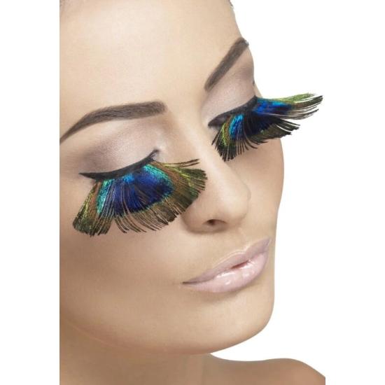 Cílios de penas de pavão roxo Cílios de penas de pavão roxo