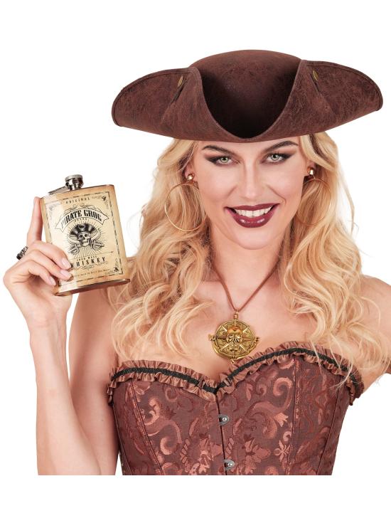 Cantil de pirata para completar seu traje de corsário.