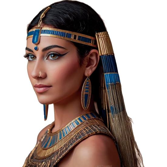 Piercing Olho de Hórus Dourado – Acessório de Joia Egípcia