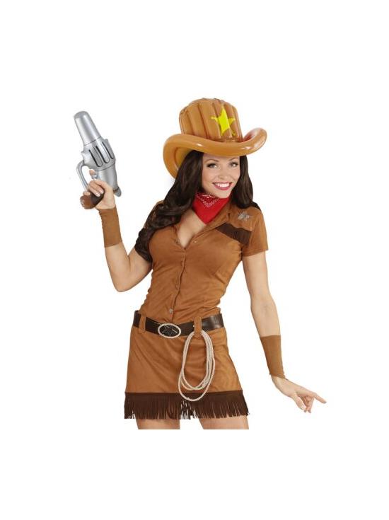 Arma de cowboy inflável