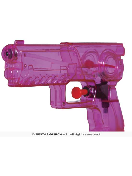 Pistola de Água Transparente (17 cm) - Brinquedo para Festas de Verão e Formatura