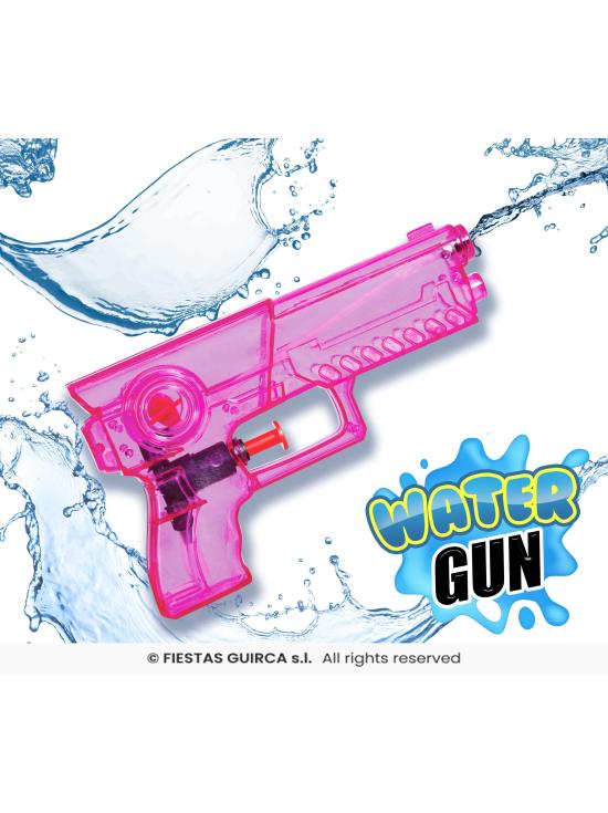Pistola de Água Transparente (17 cm) - Brinquedo para Festas de Verão e Formatura