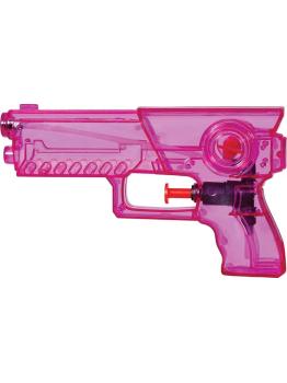 Pistola de Água Transparente (17 cm) - Brinquedo para Festas de Verão e Formatura