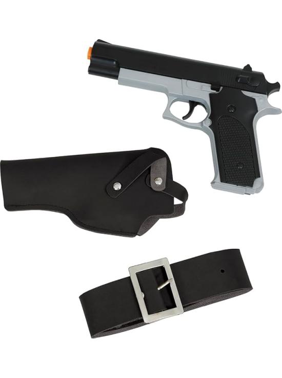 Pistola de brinquedo com coldre (22 cm)