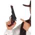 Pistola Cowboy Preta 28 cm