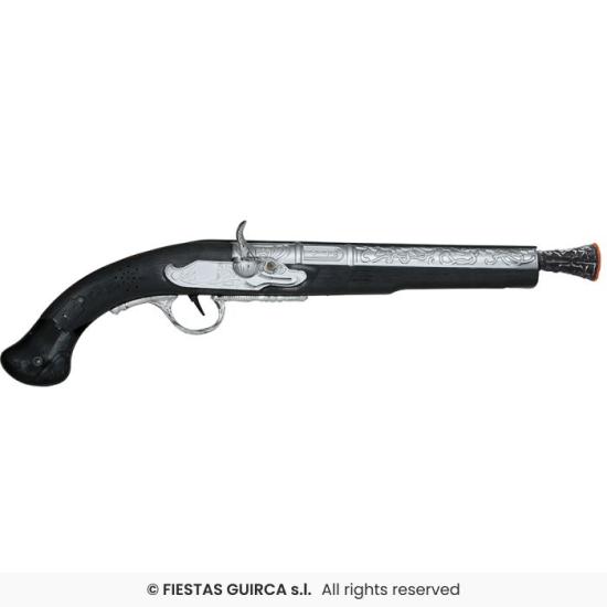 Pistola Blunderbuss de 60 cm – Acessório para trajes de pirata e época