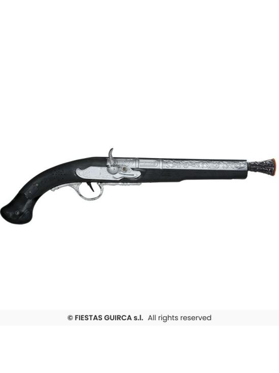 Pistola Blunderbuss de 60 cm – Acessório para trajes de pirata e época