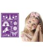 Modelo de maquiagem infantil fantasia