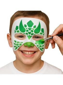 Conjunto de Estênceis para Maquiagem (5x13,5cm) – Ideal para Pintura Facial e Corporal