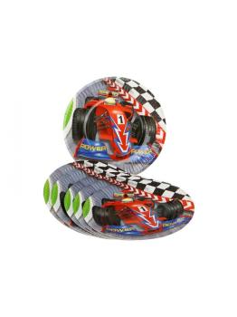 Placas de carro F1 18 cm 6 unidades