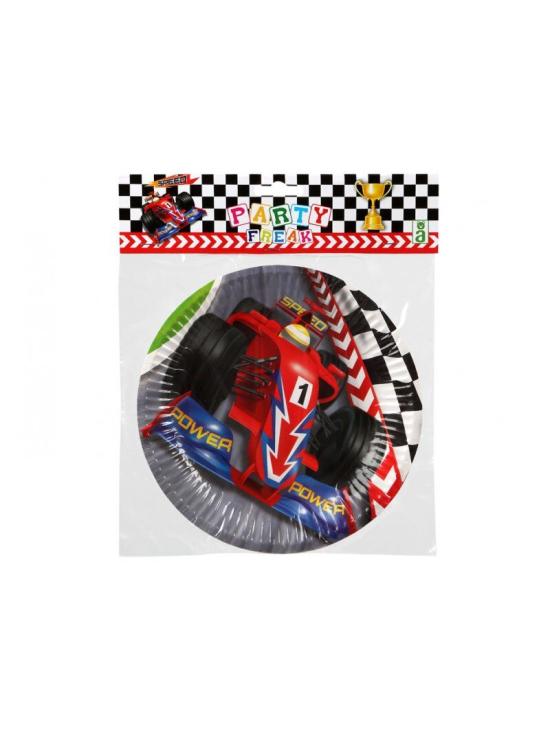 Placas de carro F1 18 cm 6 unidades