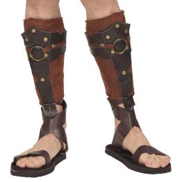 Leggings de couro simulado romano/grego*