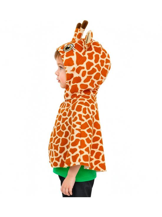 Poncho com estampa de girafa bebê (tamanho 98, 1-2 anos)