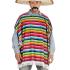 Poncho mexicano tamanho único