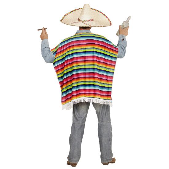 Poncho mexicano tamanho único