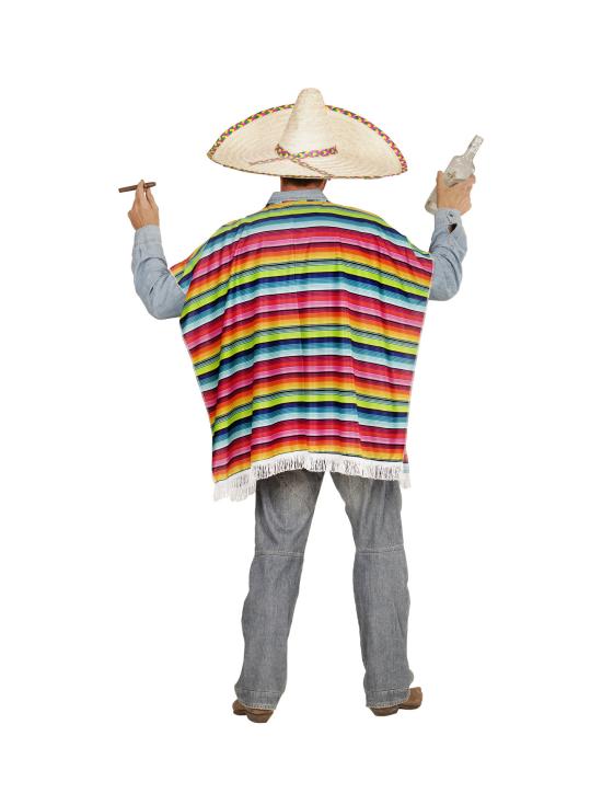 Poncho mexicano tamanho único