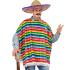 Poncho mexicano tamanho único