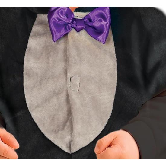 Poncho de morcego com capuz para bebê