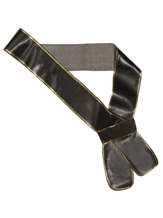 Porta-espada em imitação de couro preto