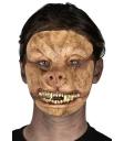 Prótese facial de cachorro assustador de luxo para o Halloween