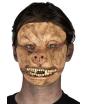 Prótese facial de cachorro assustador de luxo para o Halloween