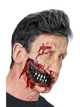 Prótese de látex de dentes de zumbi