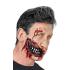 Prótese de látex de dentes de zumbi