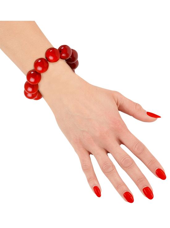 Pulseira Feminina Rosa Rosa dos anos 50. .
