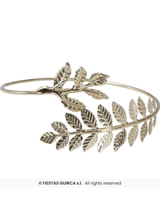 Pulseira de Louro Metálica - Acessório para Deusa Grega ou Romana