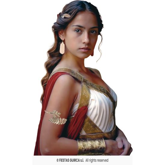 Pulseira de Louro Metálica - Acessório para Deusa Grega ou Romana