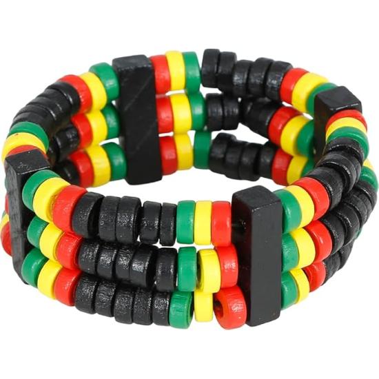 Pulseira Rasta Multicolorida - Acessório para Festa e Carnaval Pulseira Rasta Multicolorida - Acessório para Festa e Carnaval