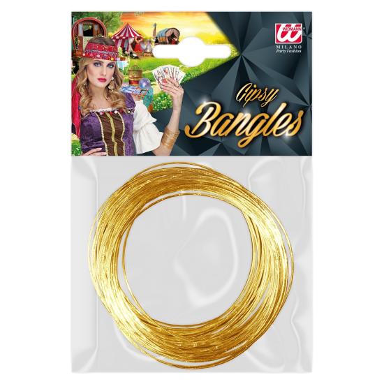 Pulseiras de ouro estilo cigano – Conjunto de 40 | Widmann 2983B Pulseiras de ouro estilo cigano – Conjunto de 40 | Widmann 2983B