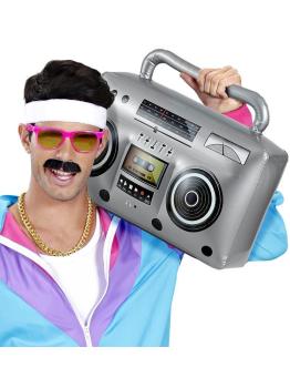 Cassete de rádio inflável de 50 cm