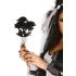 Buquê de rosas pretas e vermelhas para Halloween
