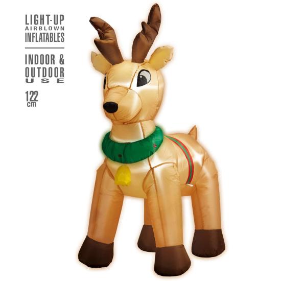 Rena inflável luminosa 120 cm