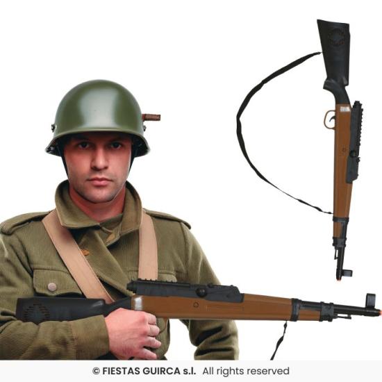 Rifle de brinquedo da Segunda Guerra Mundial - Acessório para fantasia de soldado