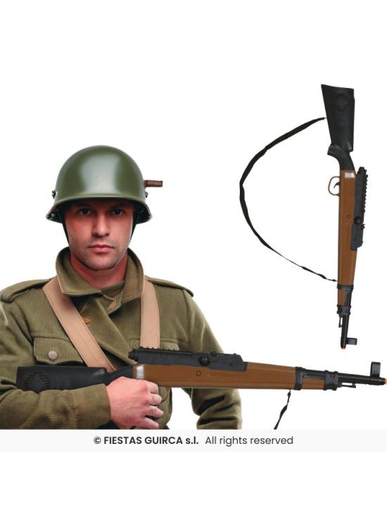 Rifle de brinquedo da Segunda Guerra Mundial - Acessório para fantasia de soldado