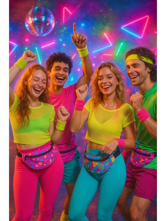 Pochete anos 80 - Disponível em 2 cores