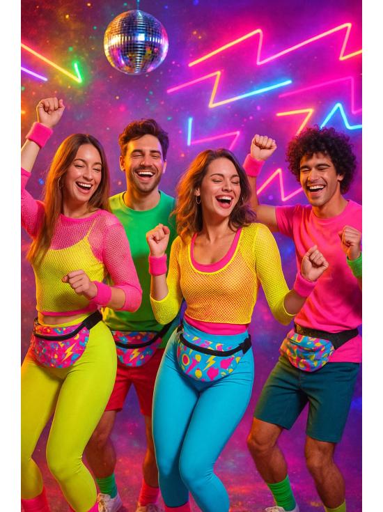 Pochete anos 80 - Disponível em 2 cores