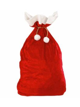 Saco de veludo do Papai Noel 60 x 95 cm