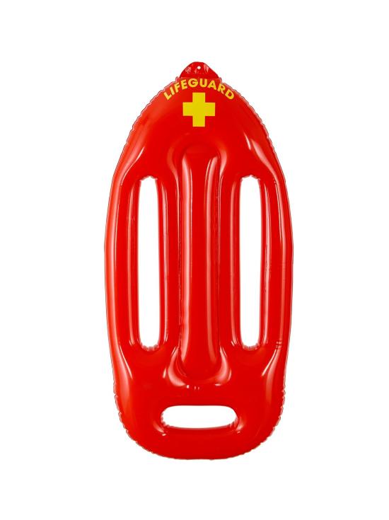 Boia salva-vidas inflável de luxo de 73 cm - Boia estilo salva-vidas vermelha